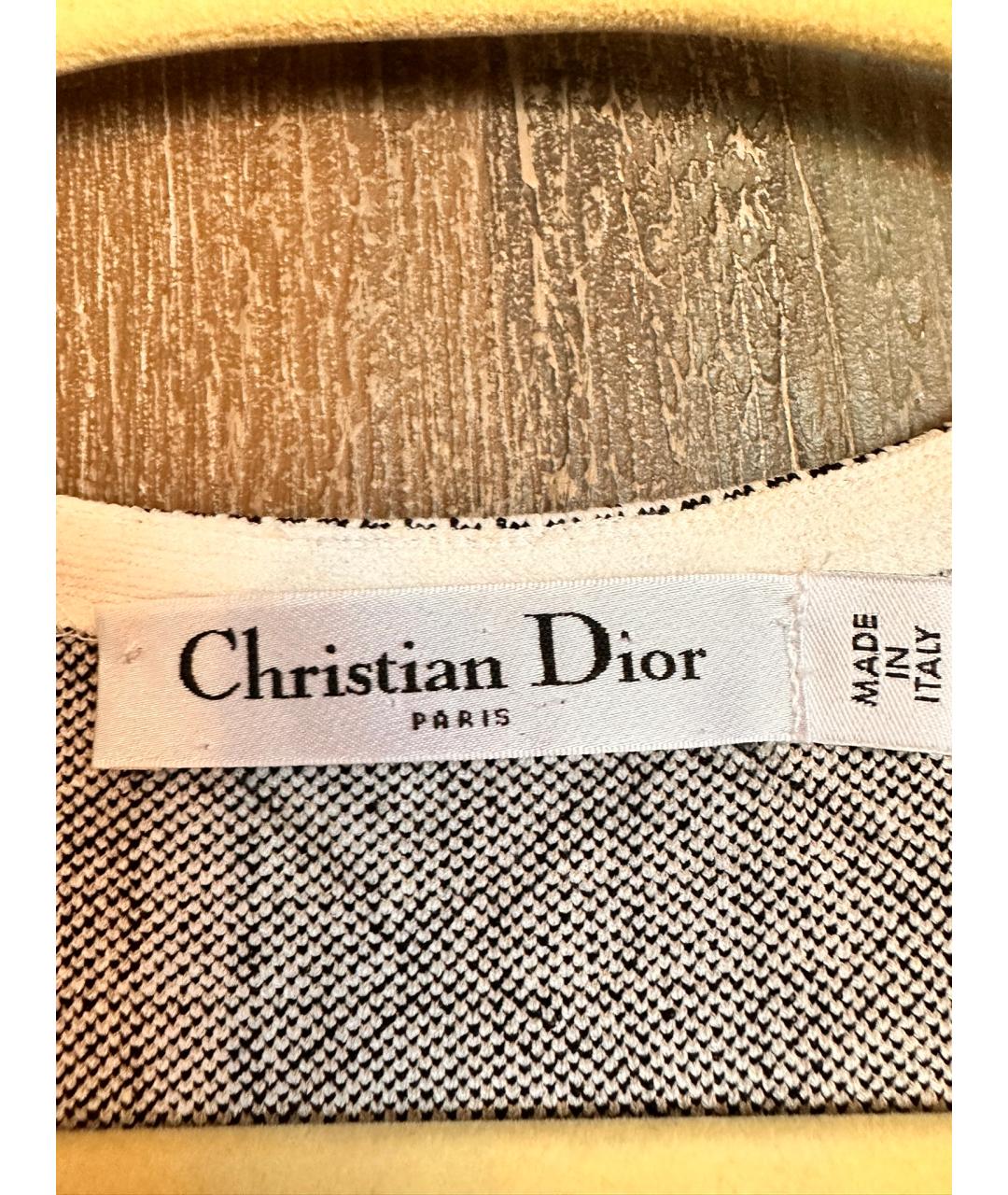 CHRISTIAN DIOR Серый вискозный костюм с юбками, фото 3