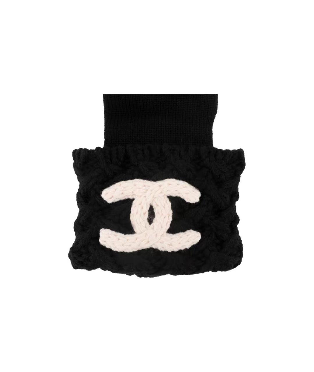 CHANEL Черные перчатки, фото 3