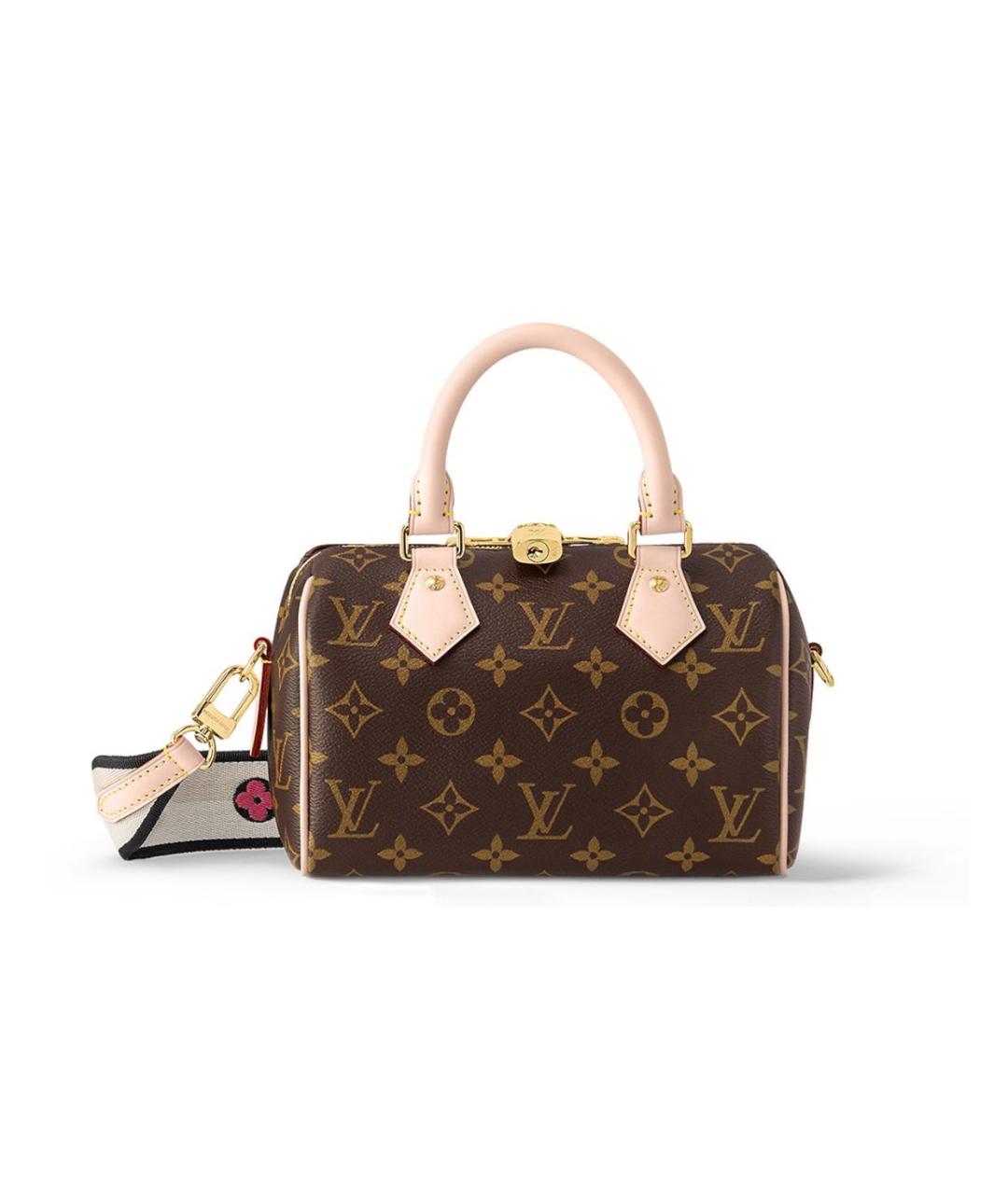 LOUIS VUITTON Коричневая кожаная сумка через плечо, фото 1