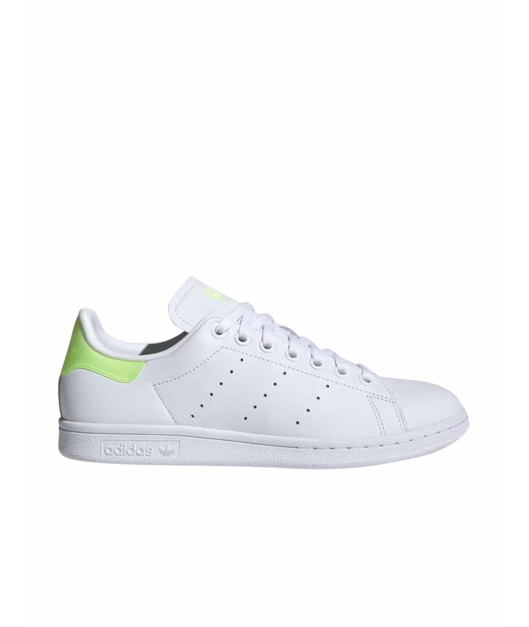 ADIDAS Белые кожаные кроссовки, фото 1