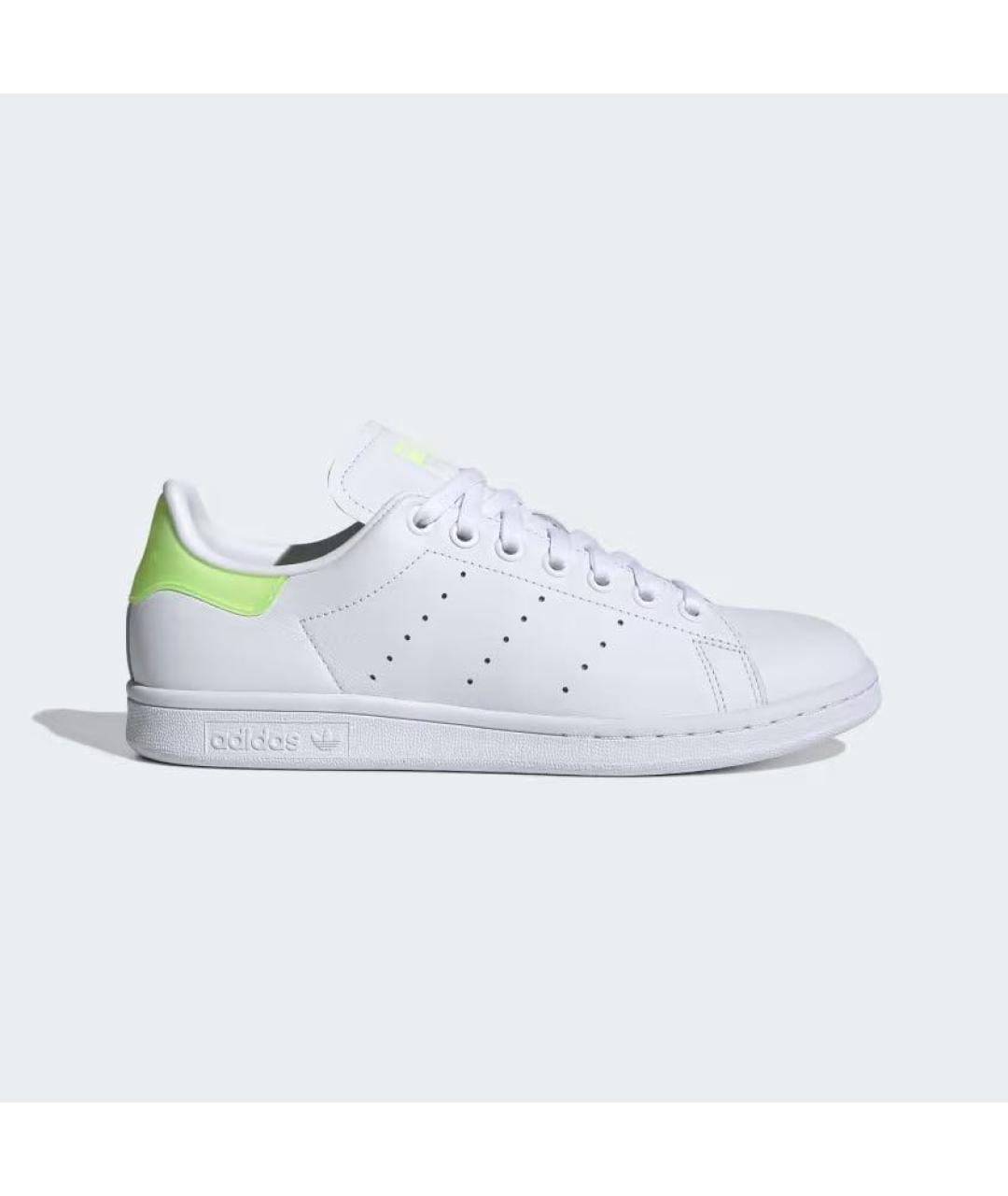 ADIDAS Белые кожаные кроссовки, фото 9