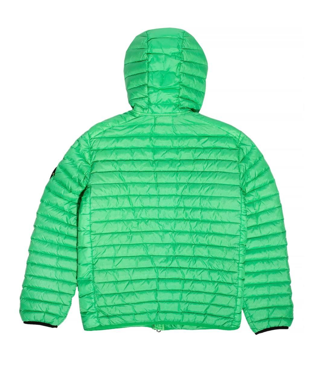 STONE ISLAND Зеленый пуховик, фото 9