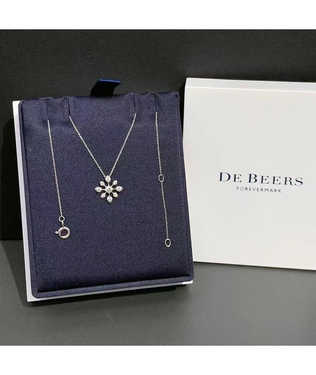 DE BEERS Колье из белого золота, фото 8