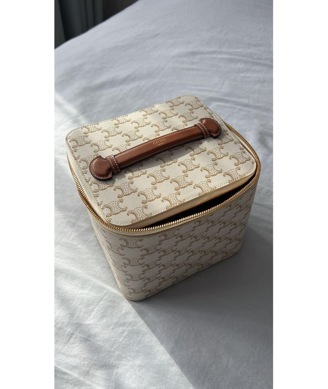 CELINE Белая косметичка, фото 8
