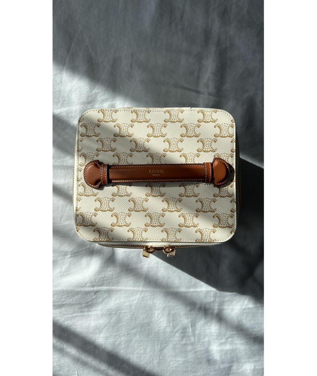 CELINE Белая косметичка, фото 5