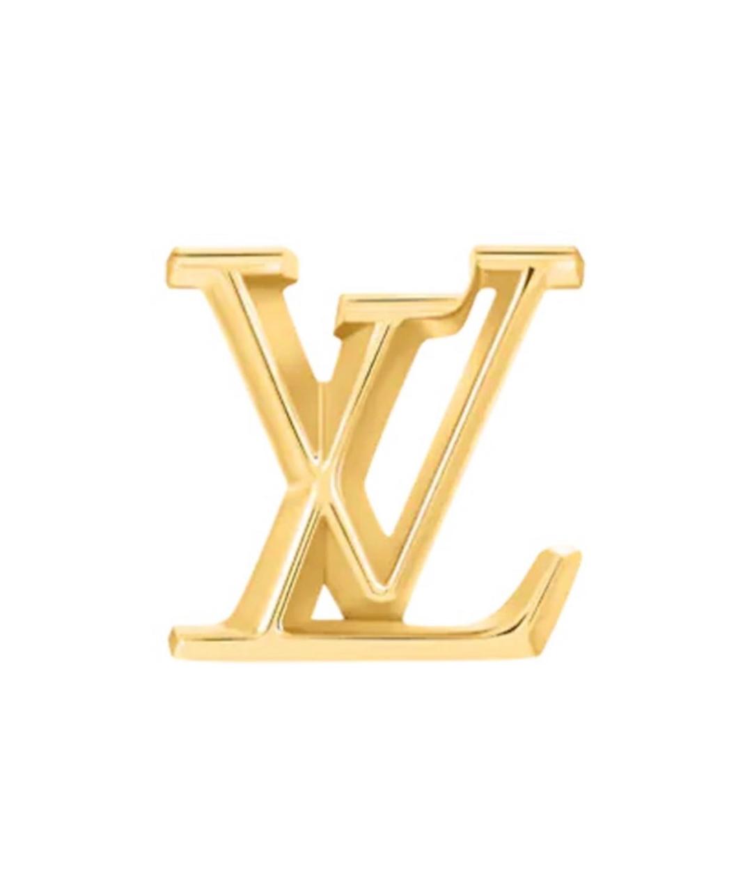 LOUIS VUITTON Золотые позолоченные серьги, фото 1