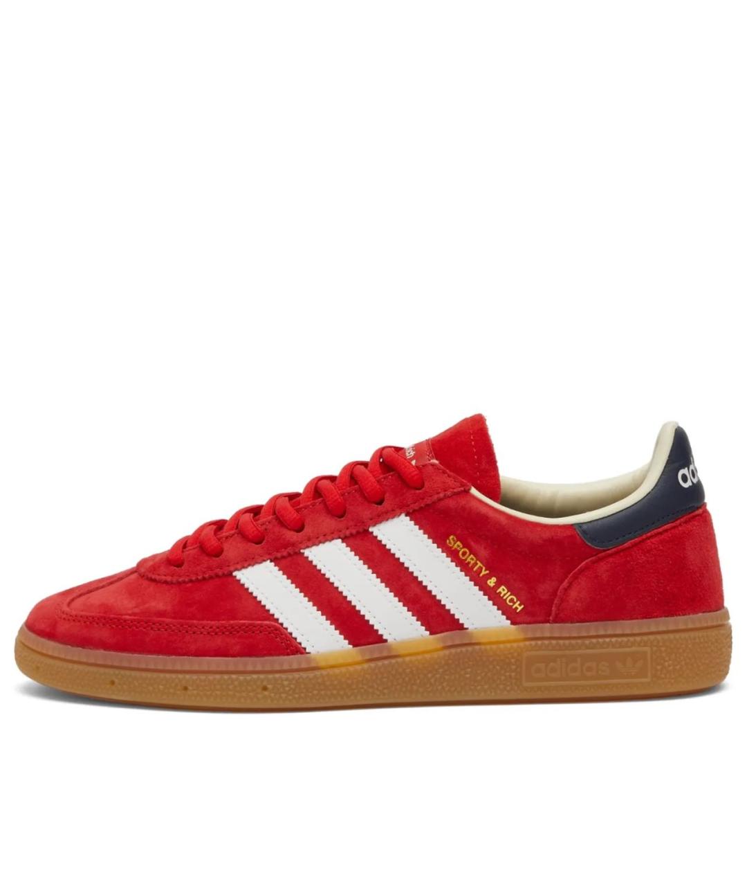 ADIDAS Красные замшевые кеды, фото 3