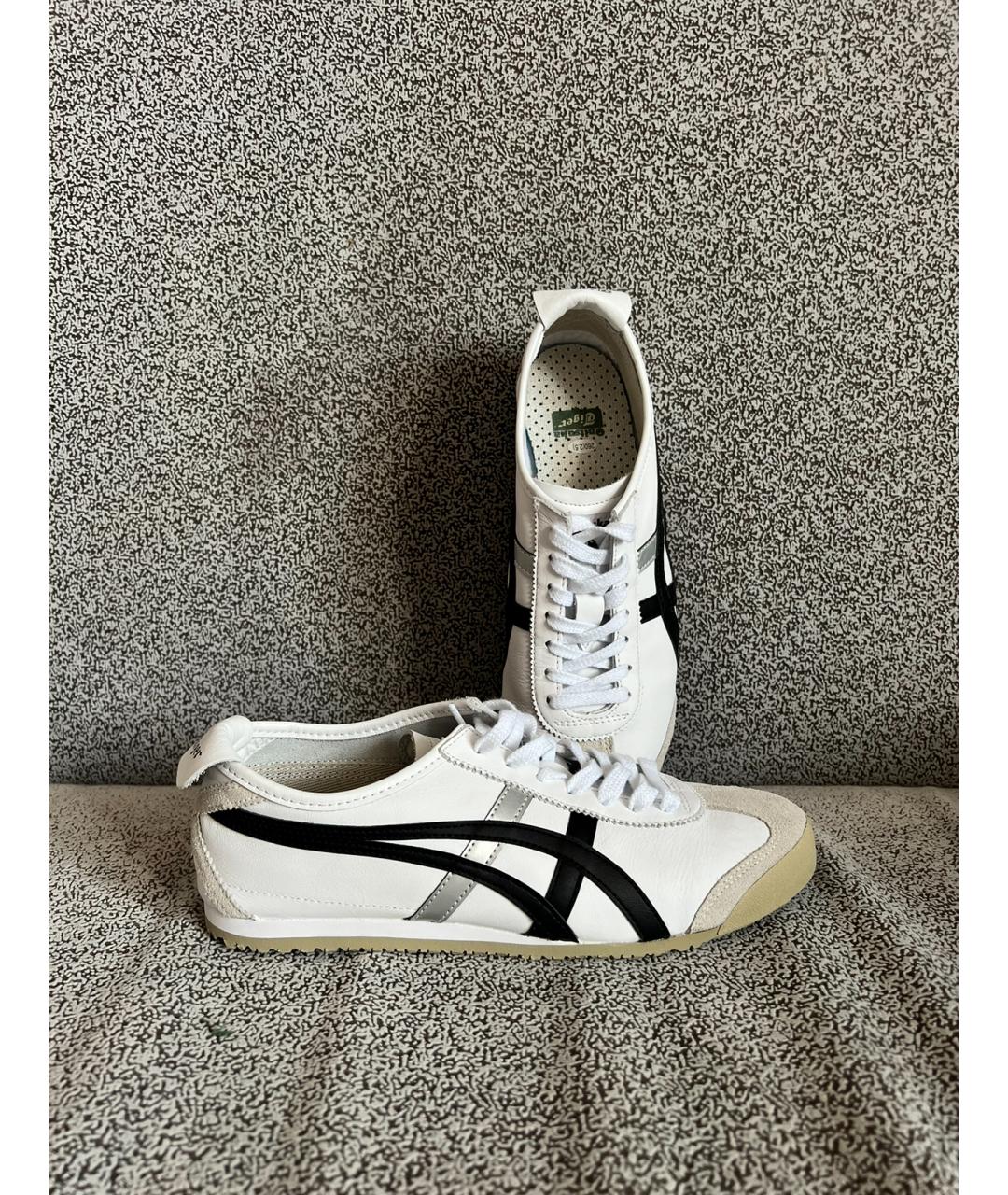 ONITSUKA TIGER Белые кожаные кроссовки, фото 6