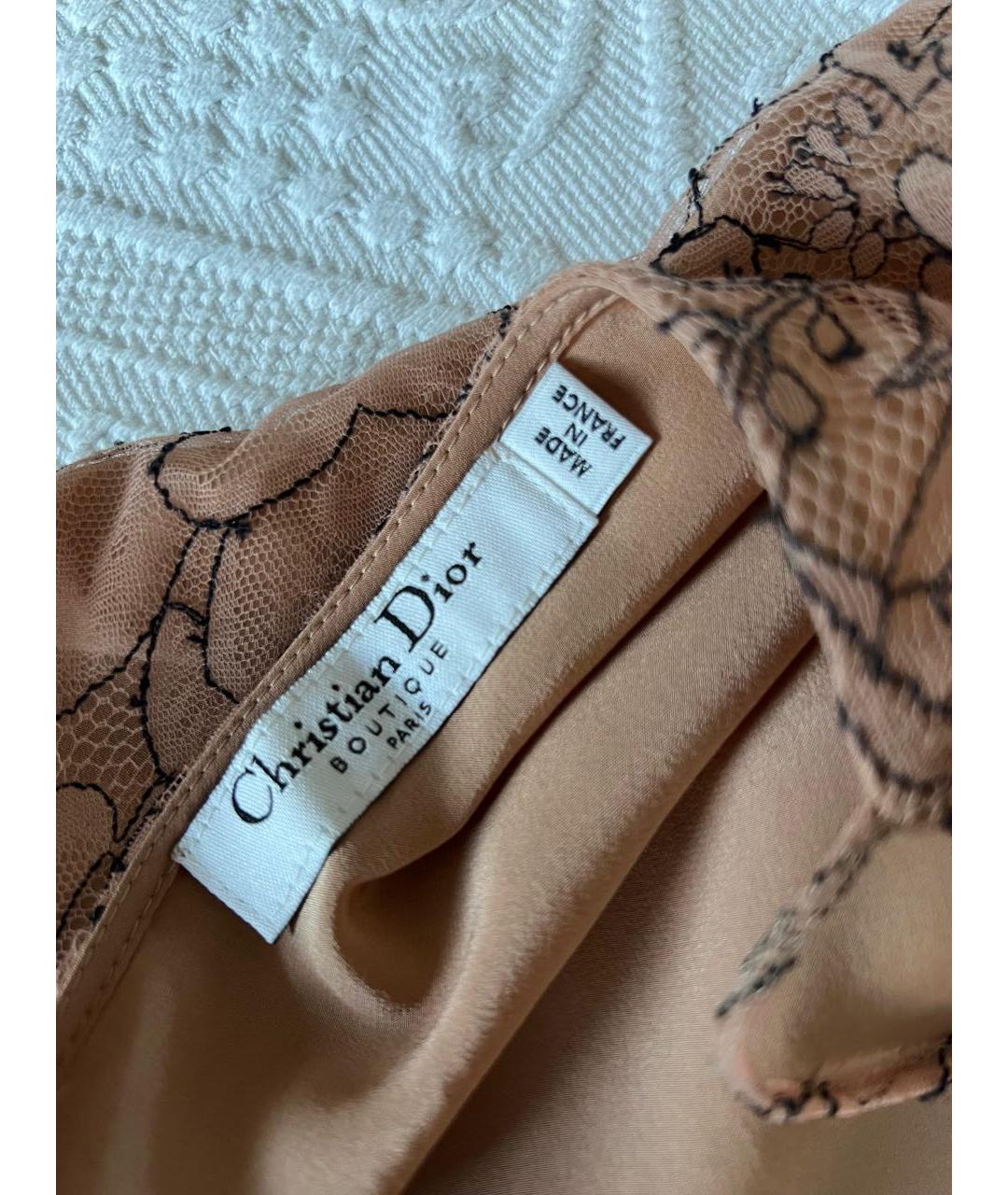 CHRISTIAN DIOR Бежевый костюм с юбками, фото 4