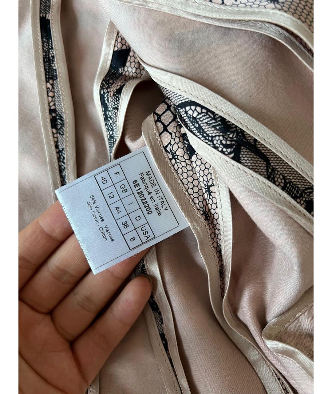 CHRISTIAN DIOR Бежевый костюм с юбками, фото 8