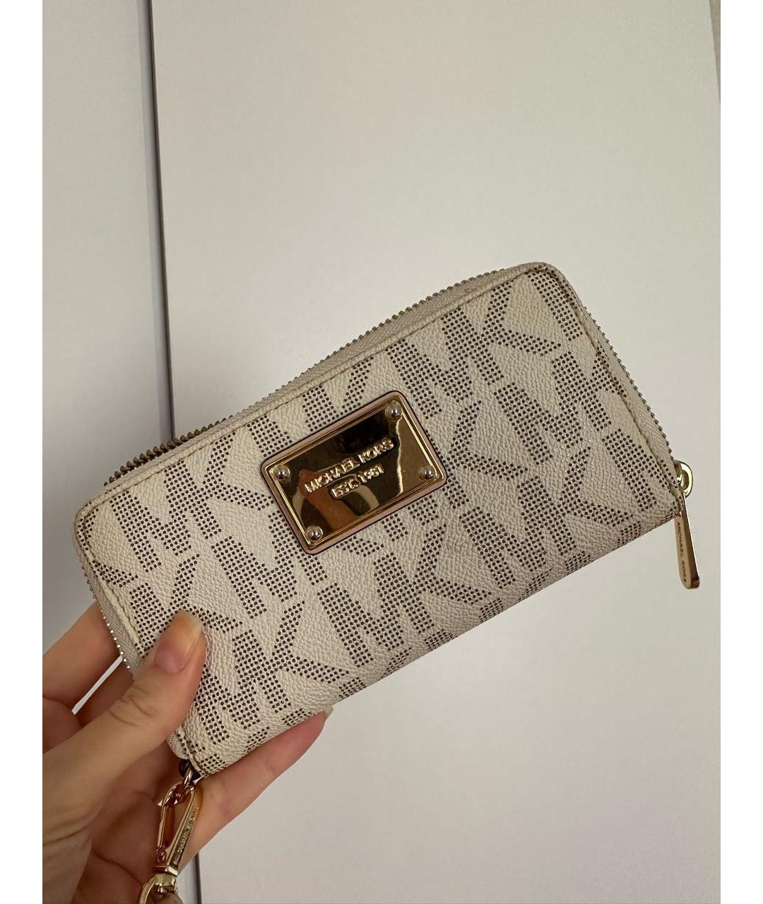 MICHAEL KORS Белый кошелек, фото 6