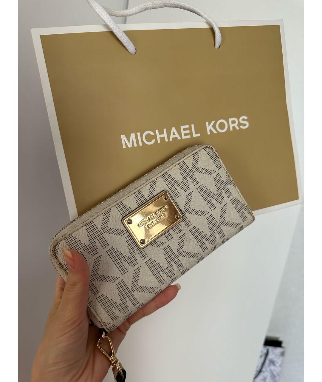 MICHAEL KORS Белый кошелек, фото 2