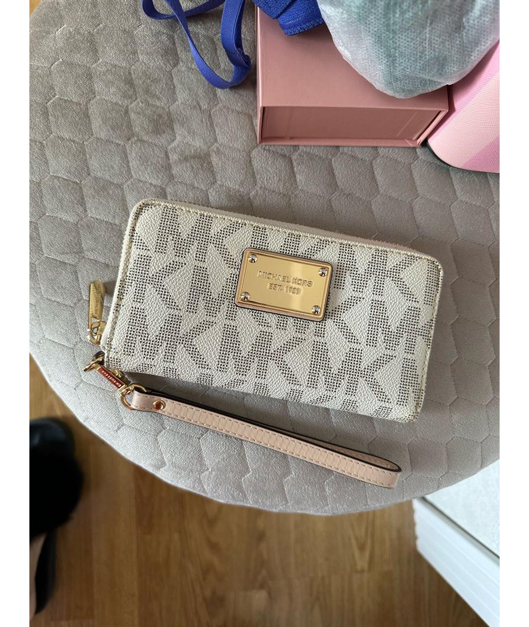 MICHAEL KORS Белый кошелек, фото 9