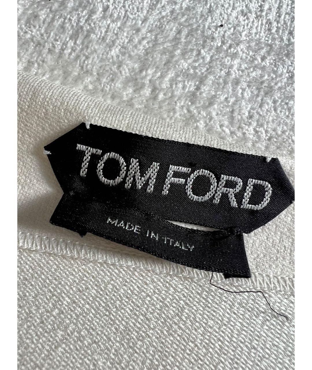 TOM FORD Белое повседневное платье, фото 3