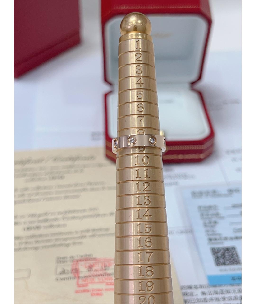 CARTIER Золотое кольцо из розового золота, фото 5