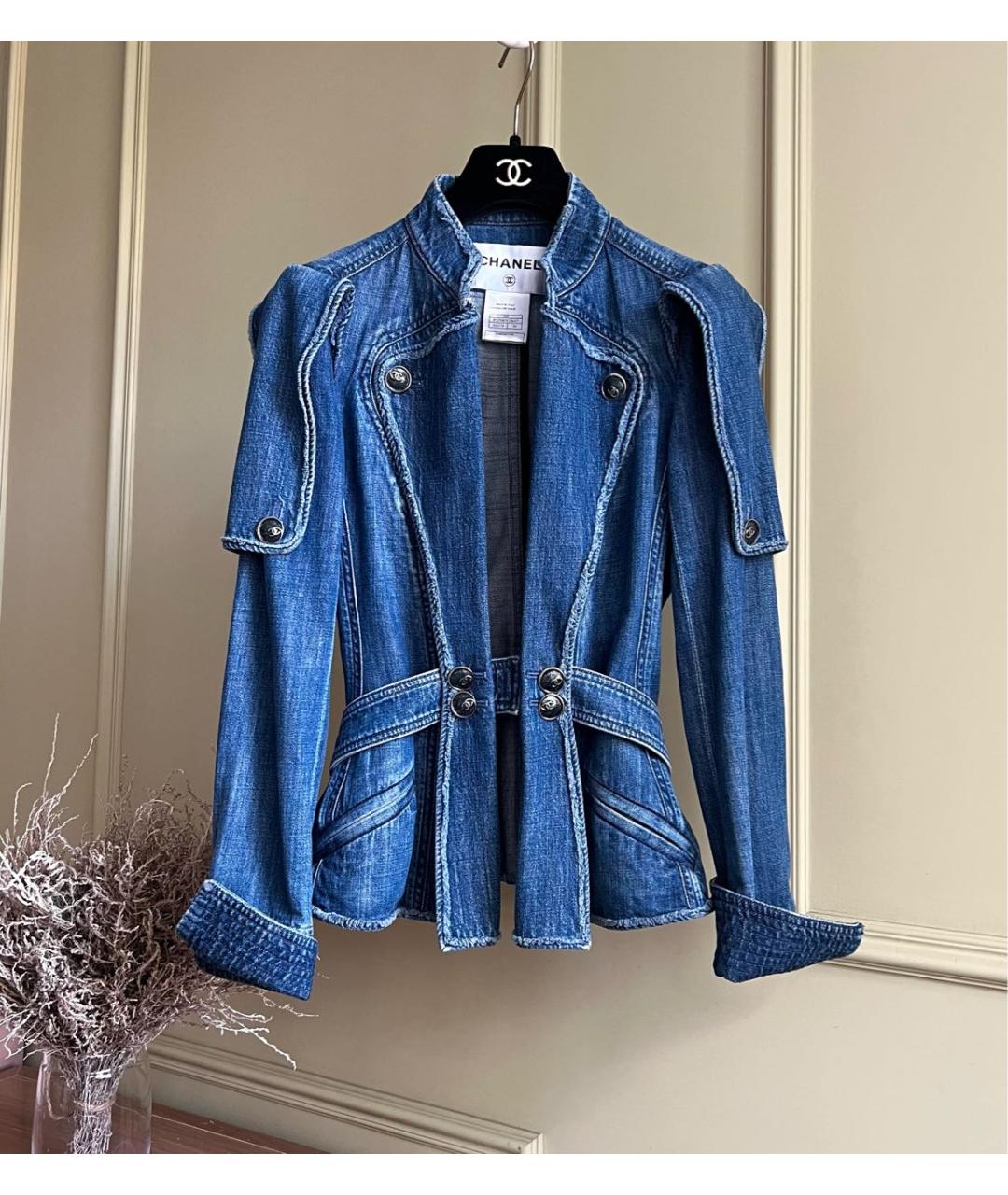 CHANEL Деним жакет/пиджак, фото 9