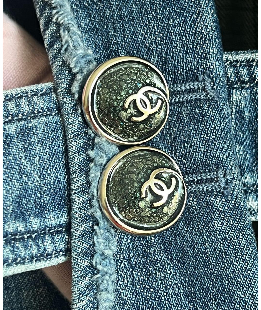CHANEL Деним жакет/пиджак, фото 5