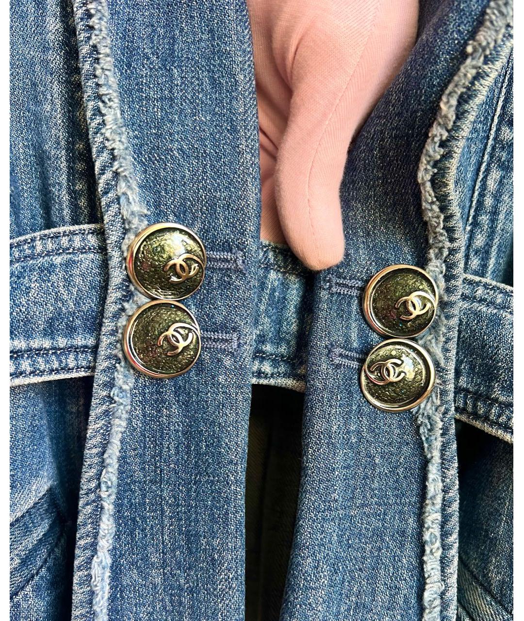 CHANEL Деним жакет/пиджак, фото 2