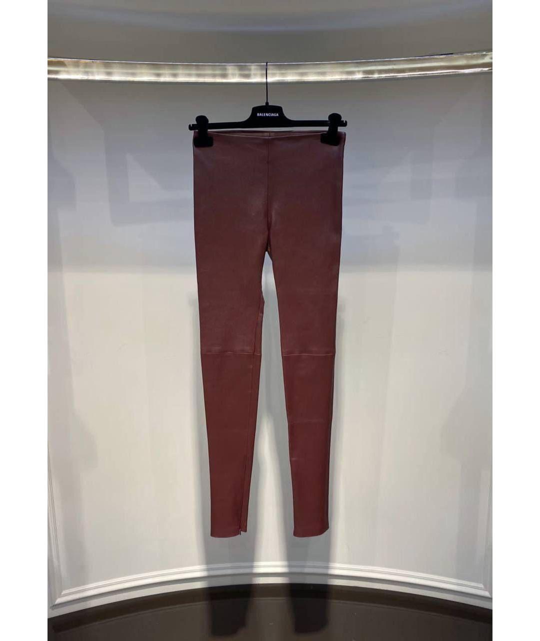 BALENCIAGA Коричневые леггинсы и велосипедки, фото 3