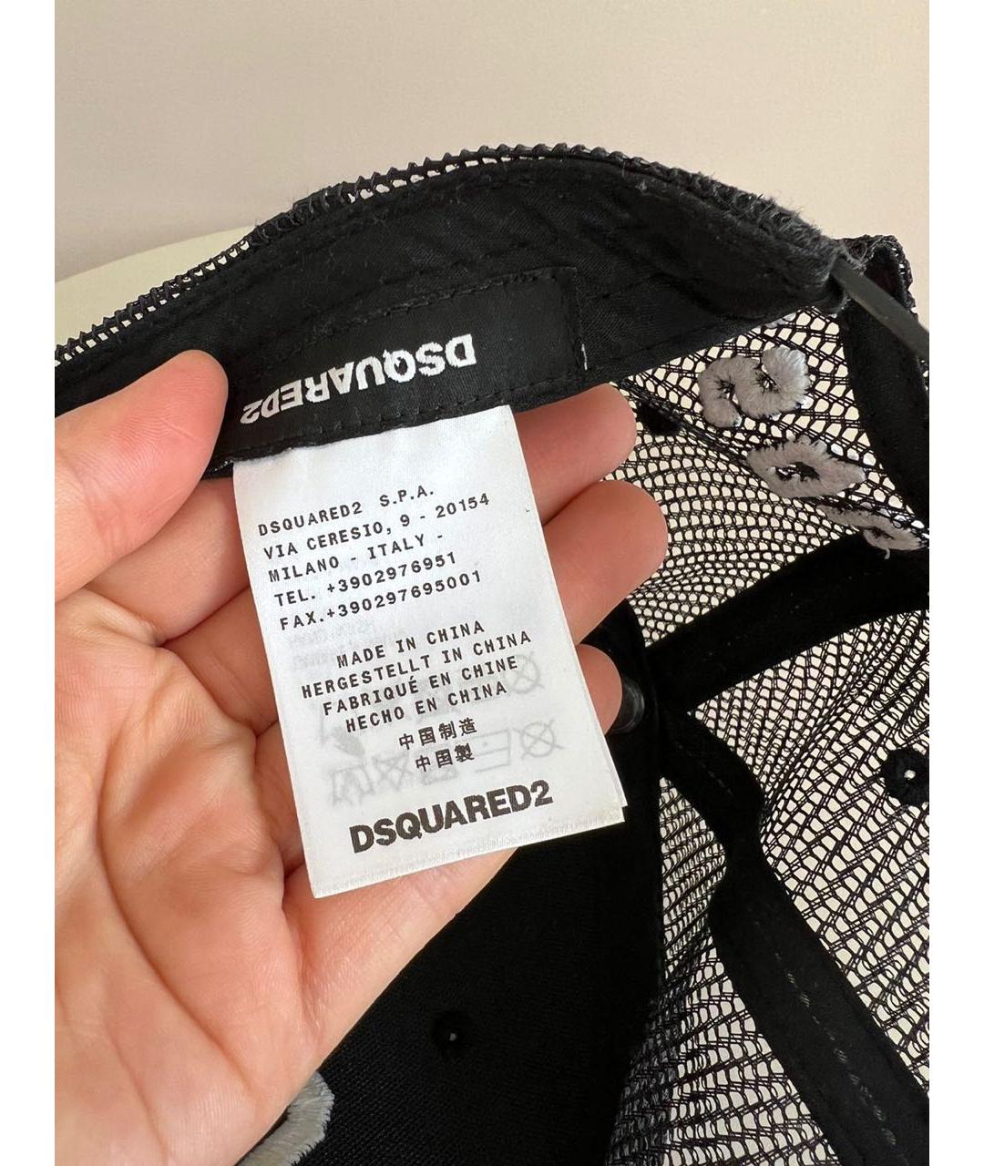 DSQUARED2 Черная кепка, фото 7