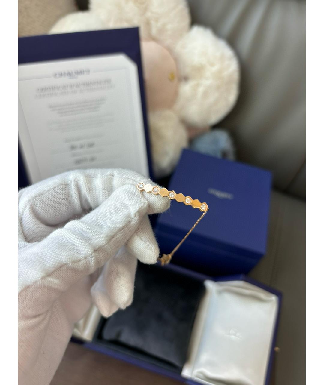 CHAUMET Розовый браслет из розового золота, фото 2