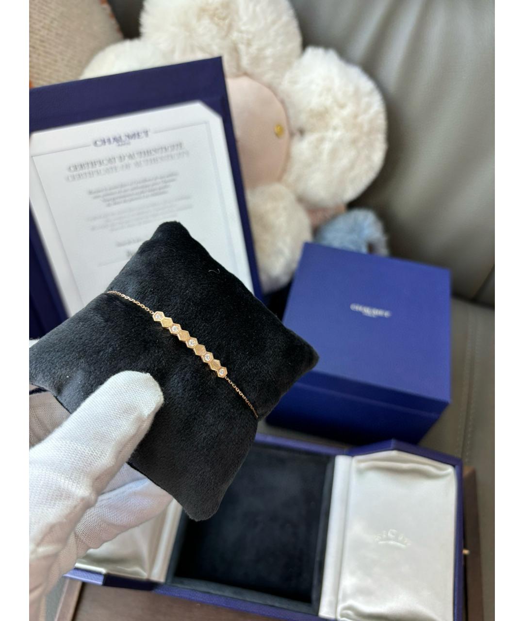 CHAUMET Розовый браслет из розового золота, фото 5