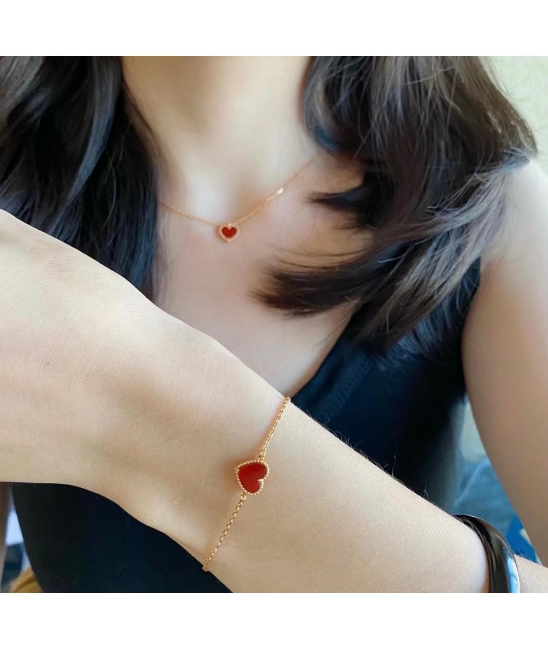 VAN CLEEF & ARPELS Красный браслет из розового золота, фото 5