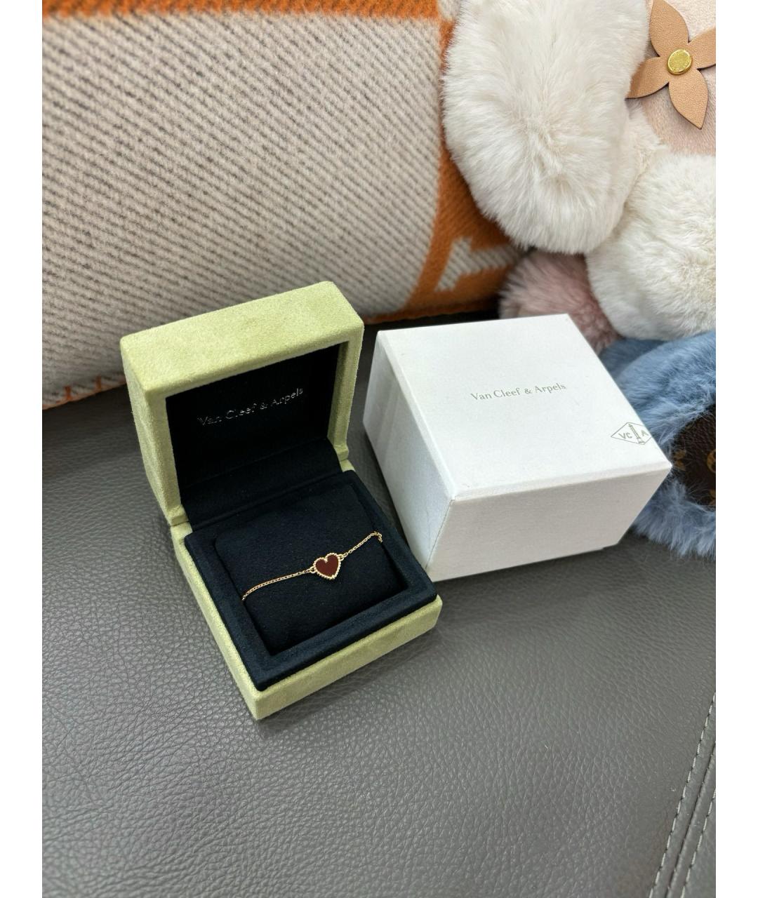 VAN CLEEF & ARPELS Красный браслет из розового золота, фото 6