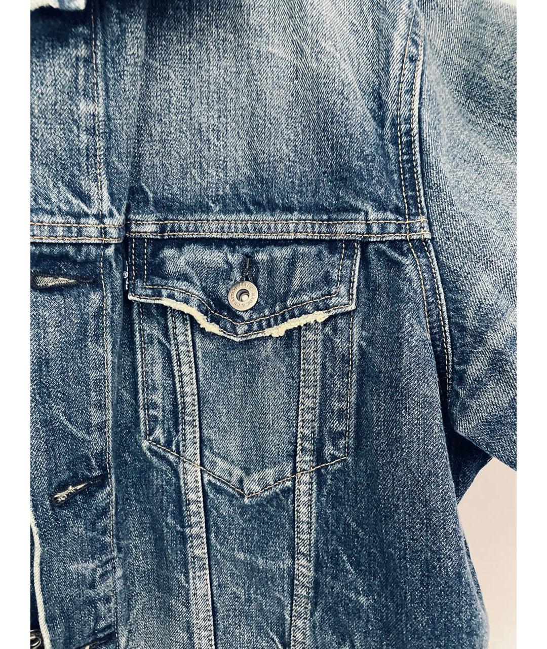 LEVI'S Синяя хлопковая куртка, фото 3