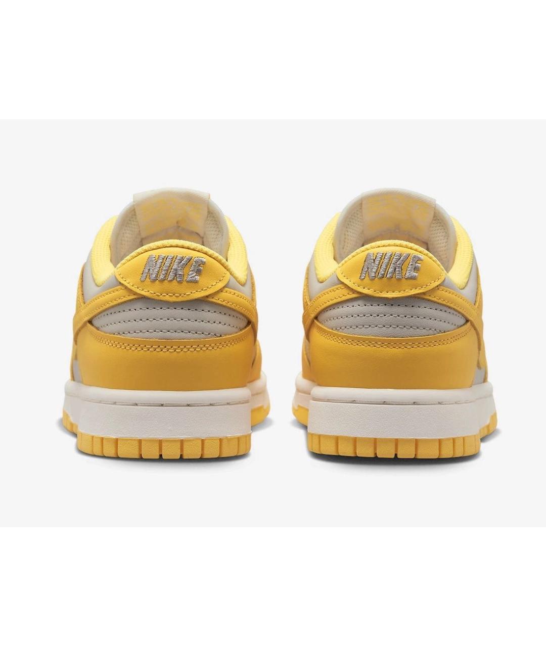 NIKE Желтые кожаные кроссовки, фото 4