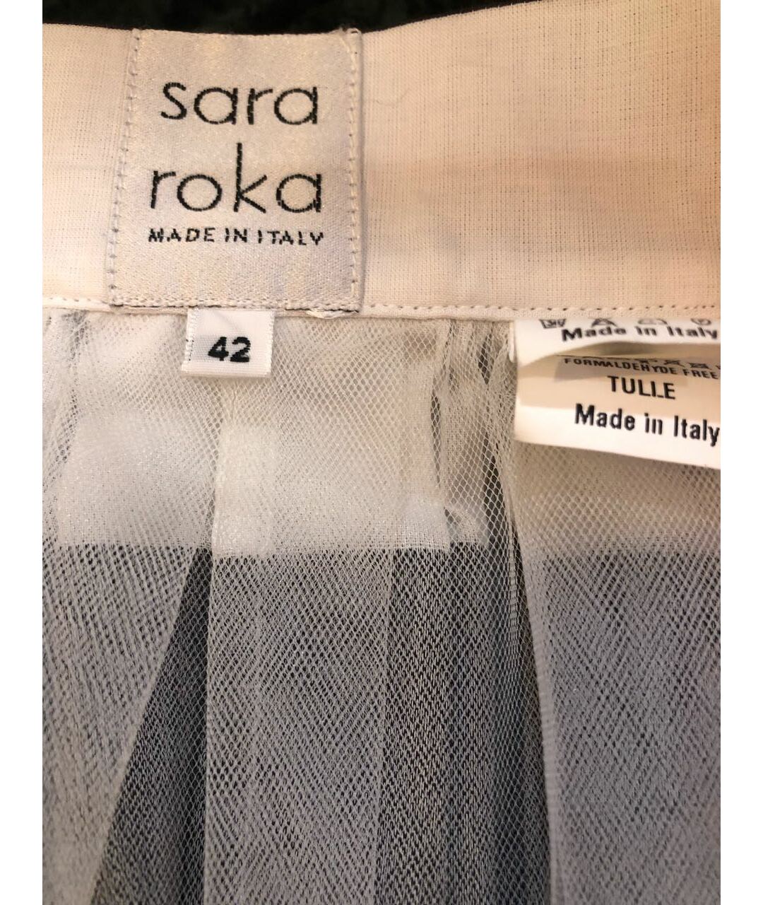 SARA ROKA Мульти хлопковая юбка миди, фото 3