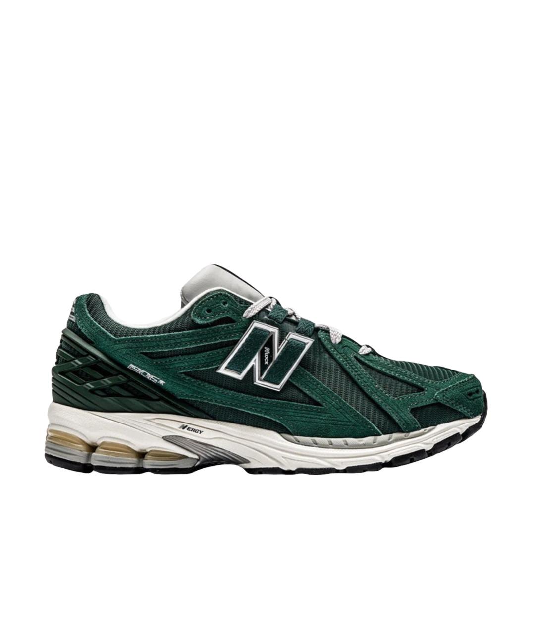 NEW BALANCE Зеленые замшевые низкие кроссовки / кеды, фото 1