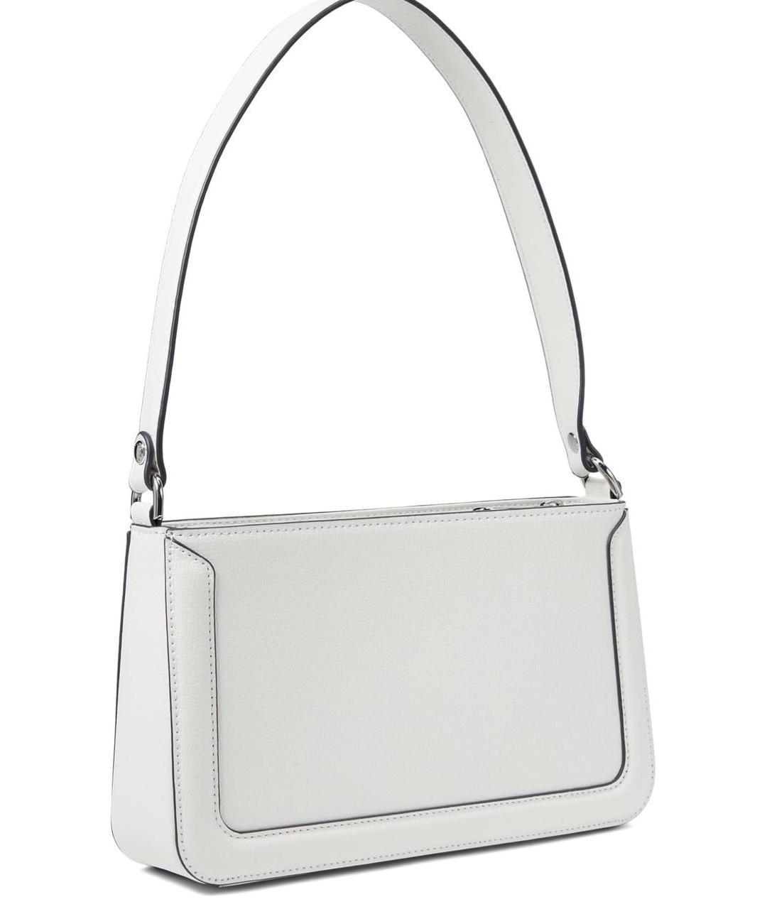 KARL LAGERFELD Белая сумка через плечо из искусственной кожи, фото 2