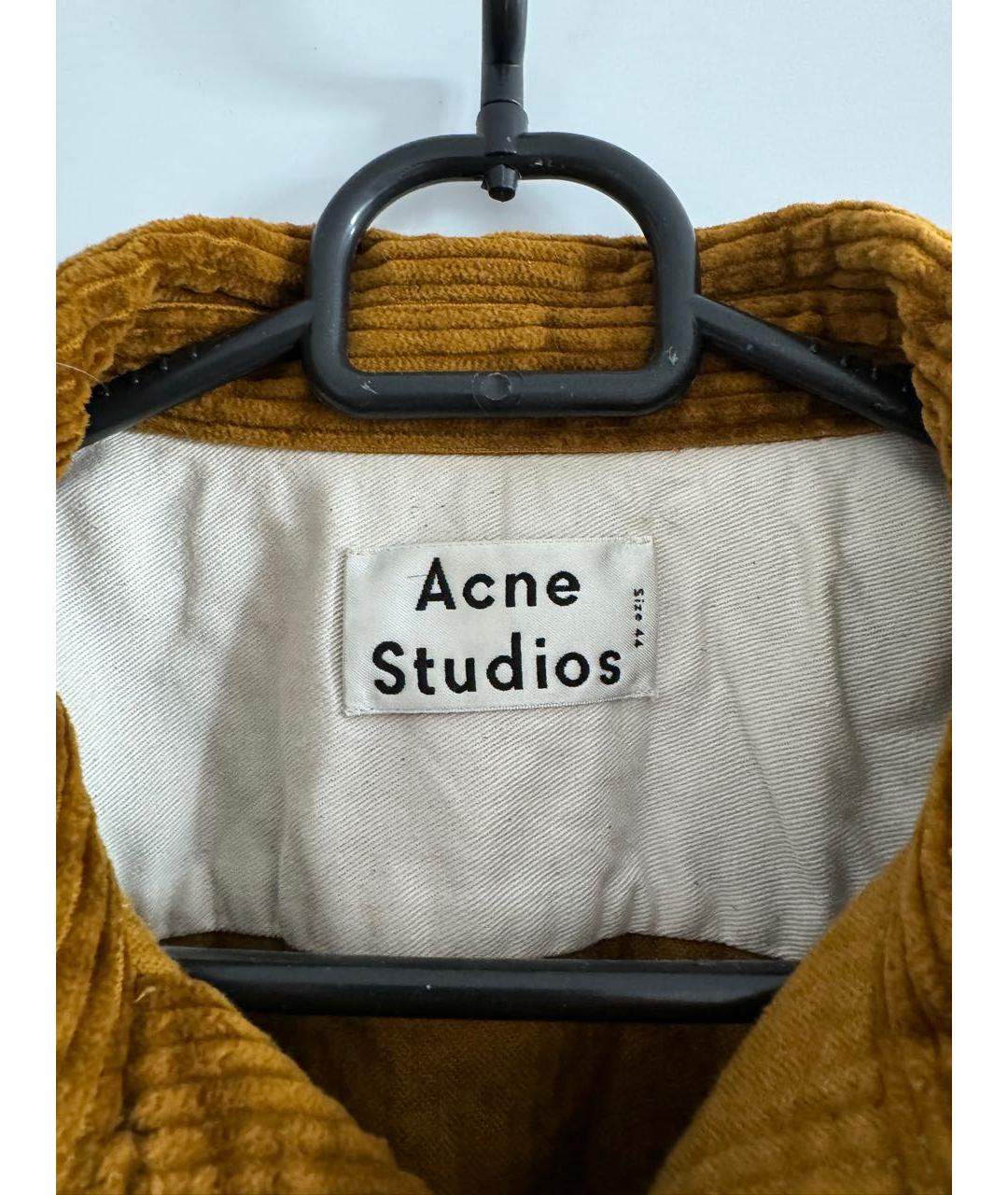 ACNE STUDIOS Оранжевая кэжуал рубашка, фото 5