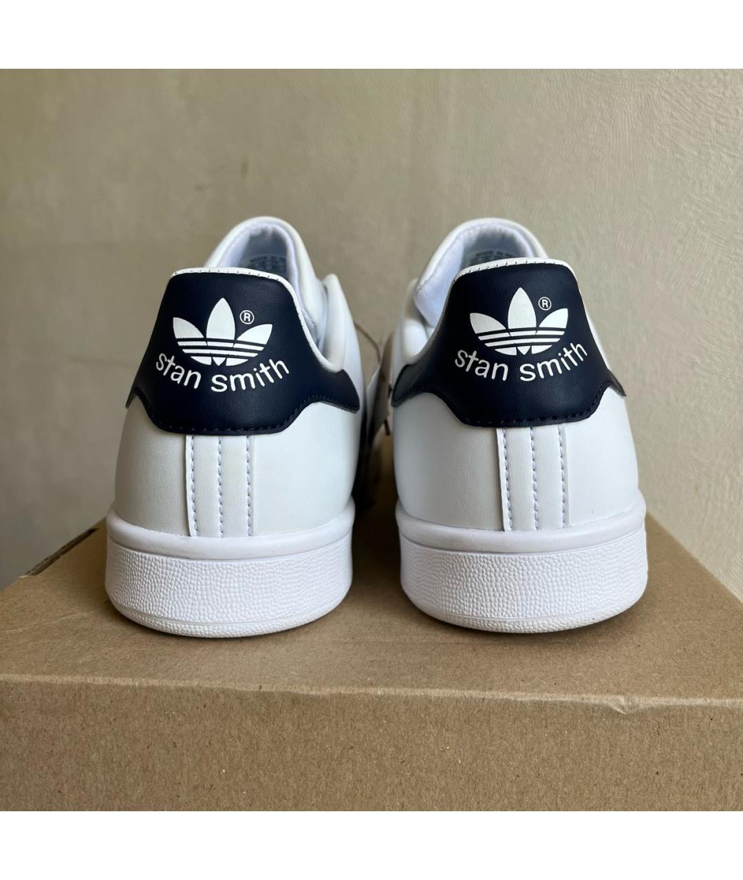 ADIDAS Белые кожаные низкие кроссовки / кеды, фото 6