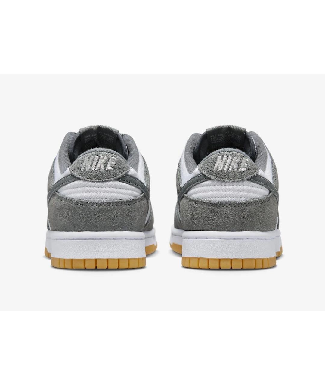 NIKE Серебряные замшевые кроссовки, фото 4