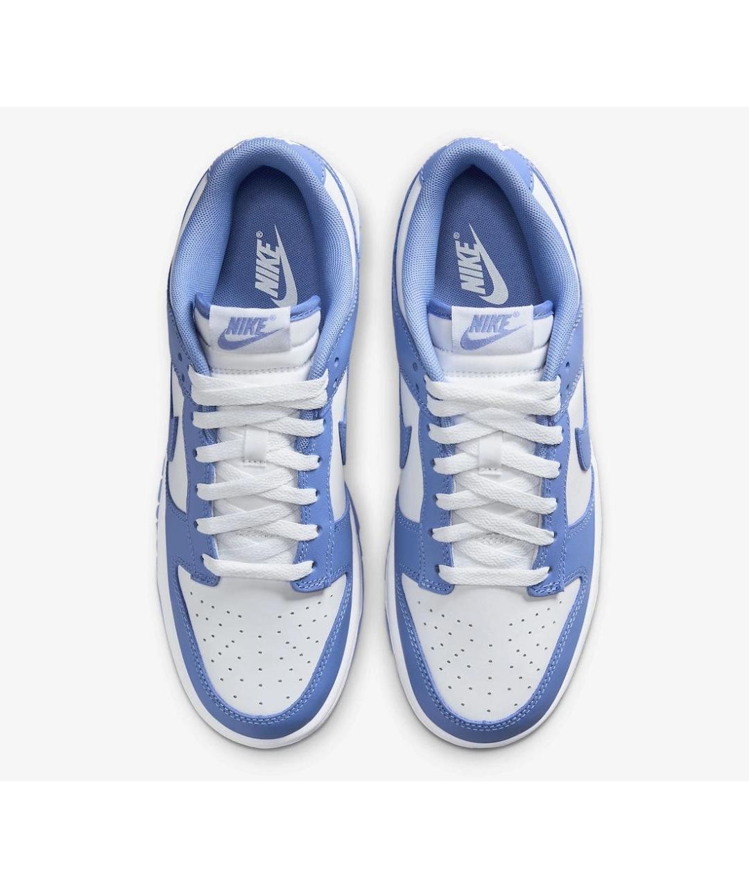 NIKE Голубые кожаные кроссовки, фото 3