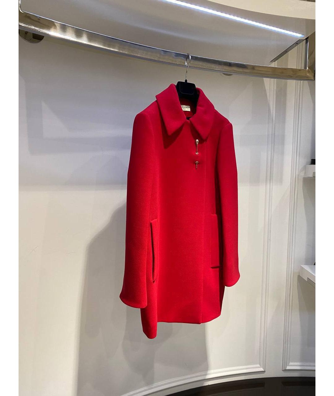 BALENCIAGA Красное пальто, фото 3