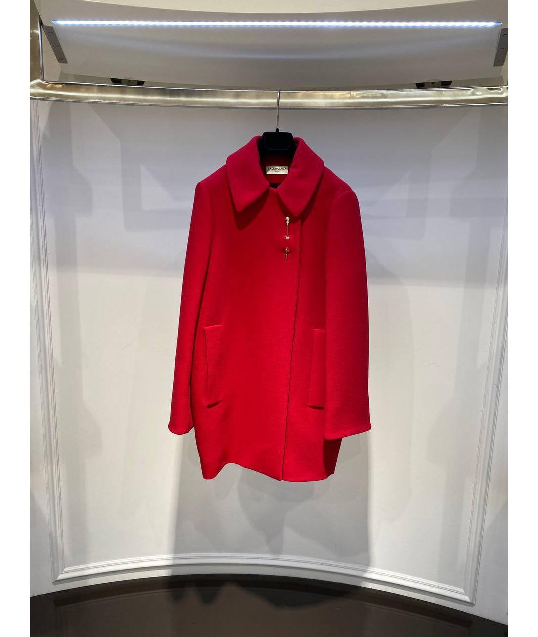 BALENCIAGA Красное пальто, фото 4
