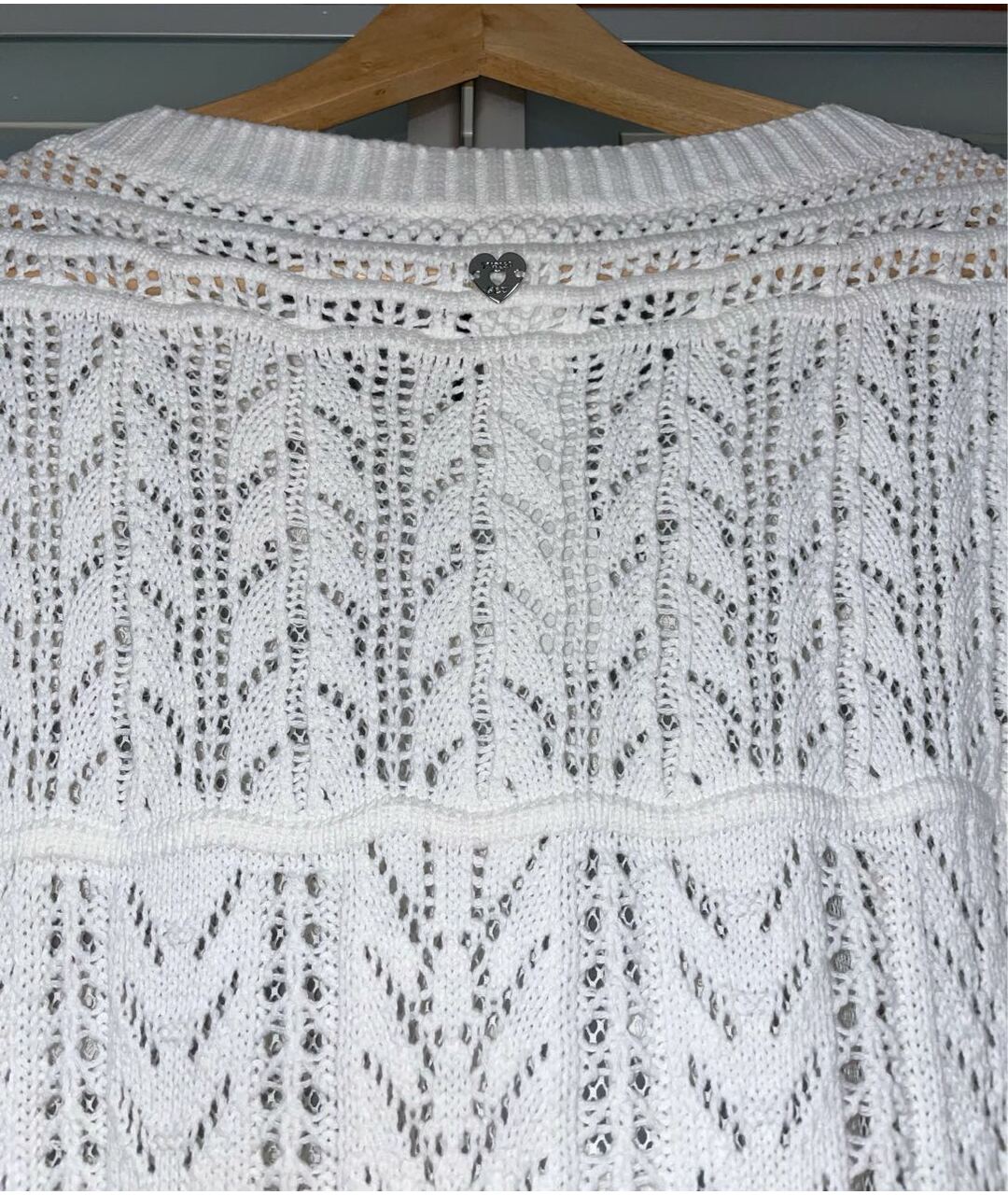 TWIN-SET Белый хлопковый джемпер / свитер, фото 6