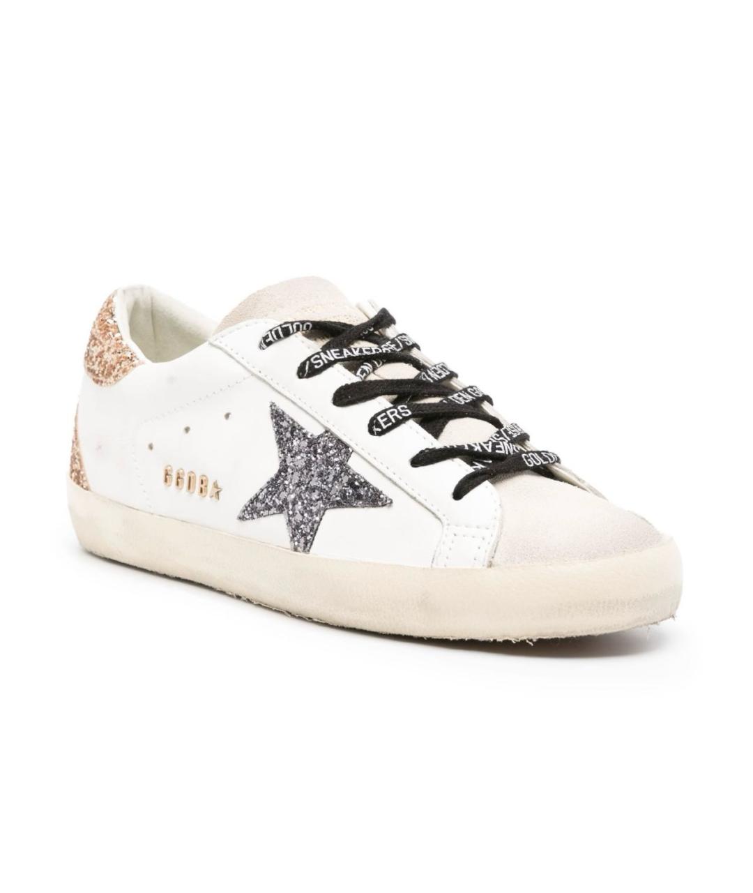 GOLDEN GOOSE DELUXE BRAND Белые кожаные кеды, фото 2