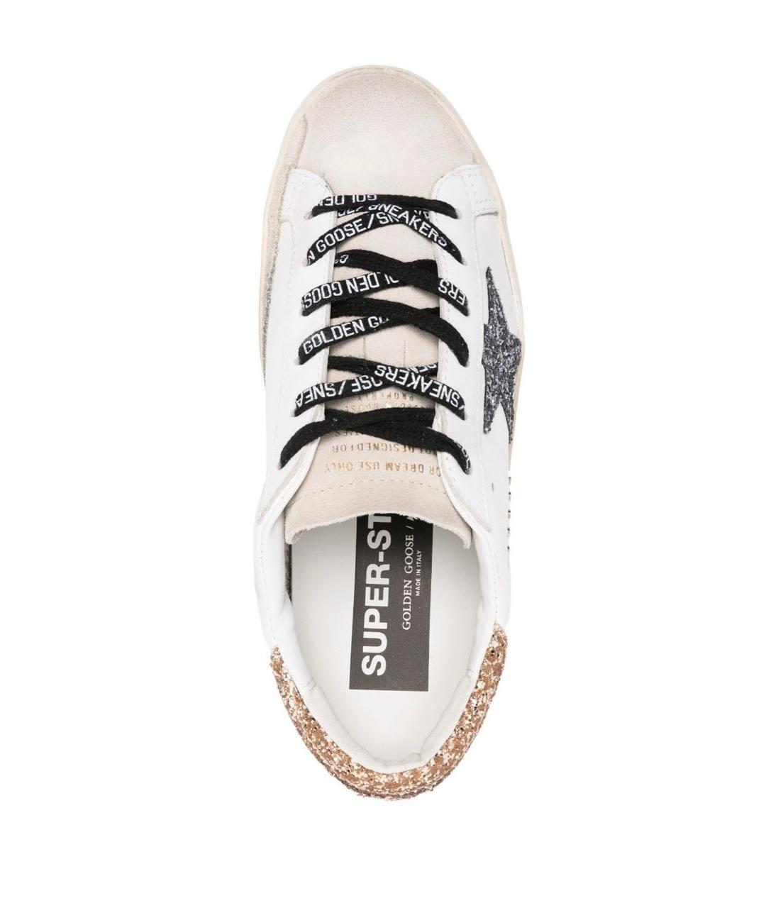 GOLDEN GOOSE DELUXE BRAND Белые кожаные кеды, фото 3