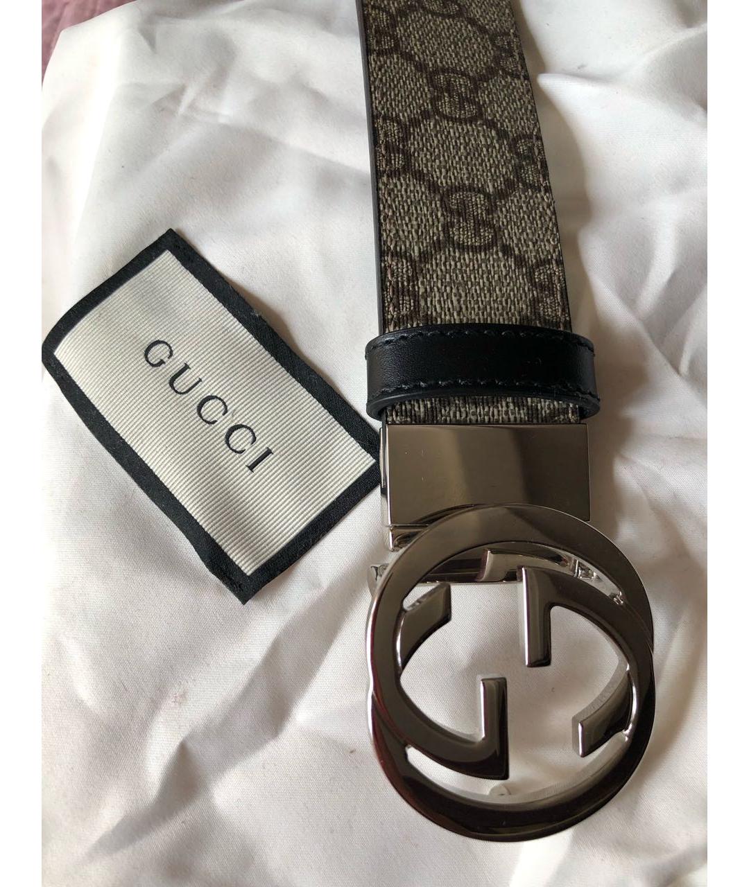 GUCCI Бежевый ремень, фото 2