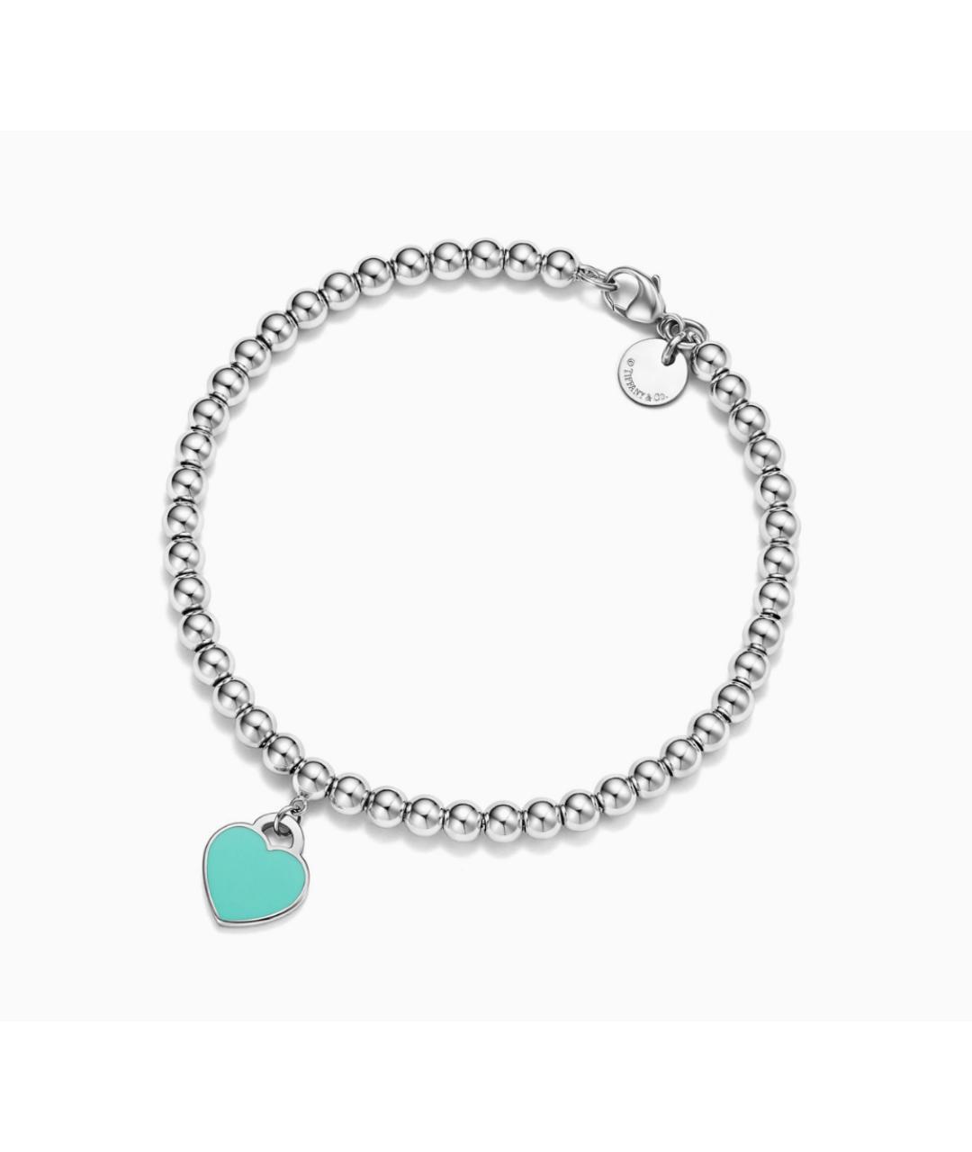 TIFFANY&CO Бирюзовый серебряный браслет, фото 7
