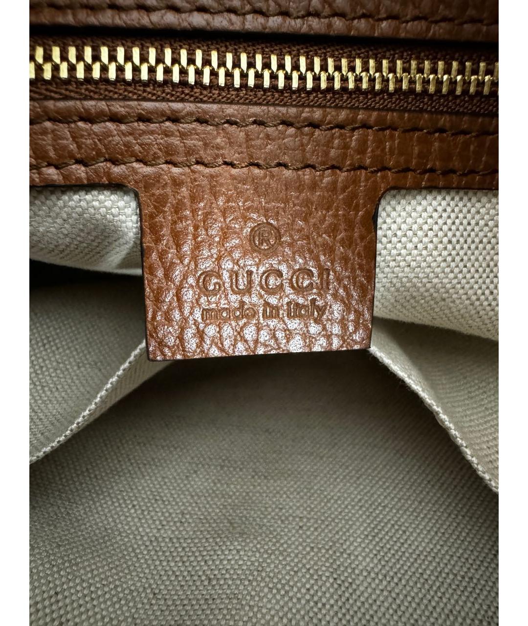 GUCCI Коричневая сумка через плечо, фото 6