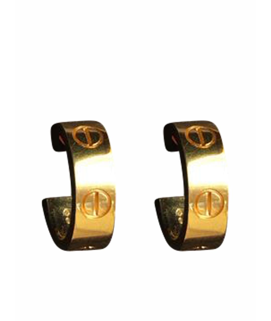 CARTIER Желтые серьги из желтого золота, фото 1