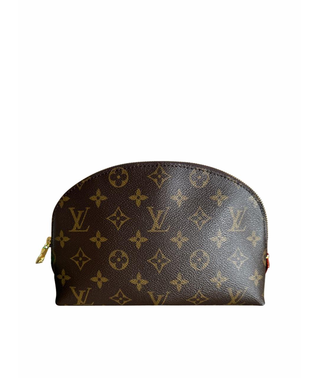 LOUIS VUITTON Коричневая косметичка, фото 1