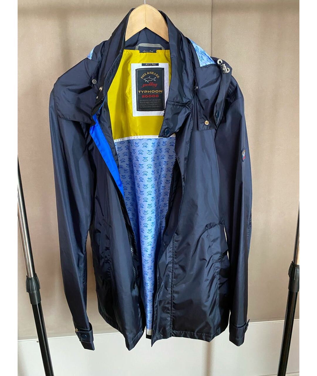 PAUL & SHARK Синяя полиамидовая куртка, фото 2