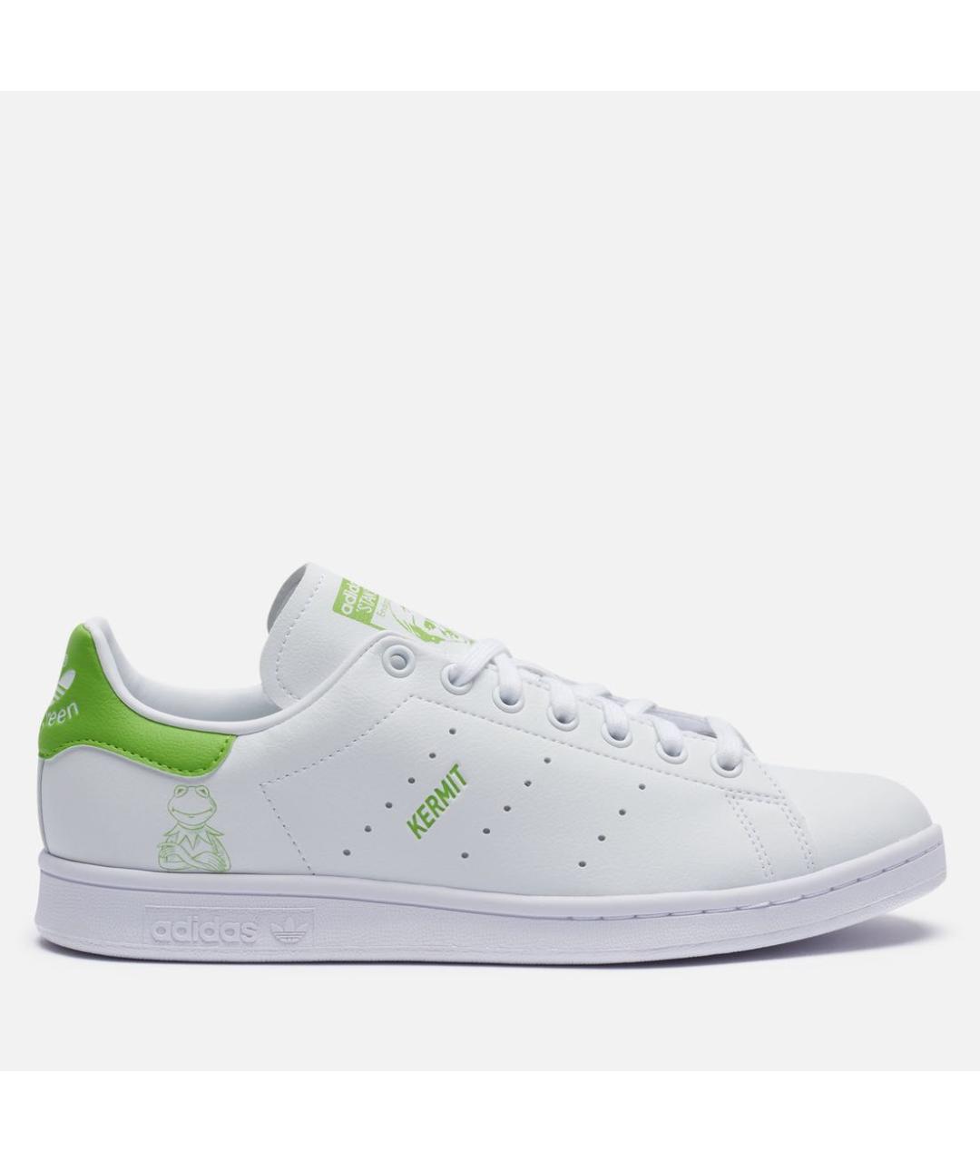 ADIDAS Белые кожаные низкие кроссовки / кеды, фото 9