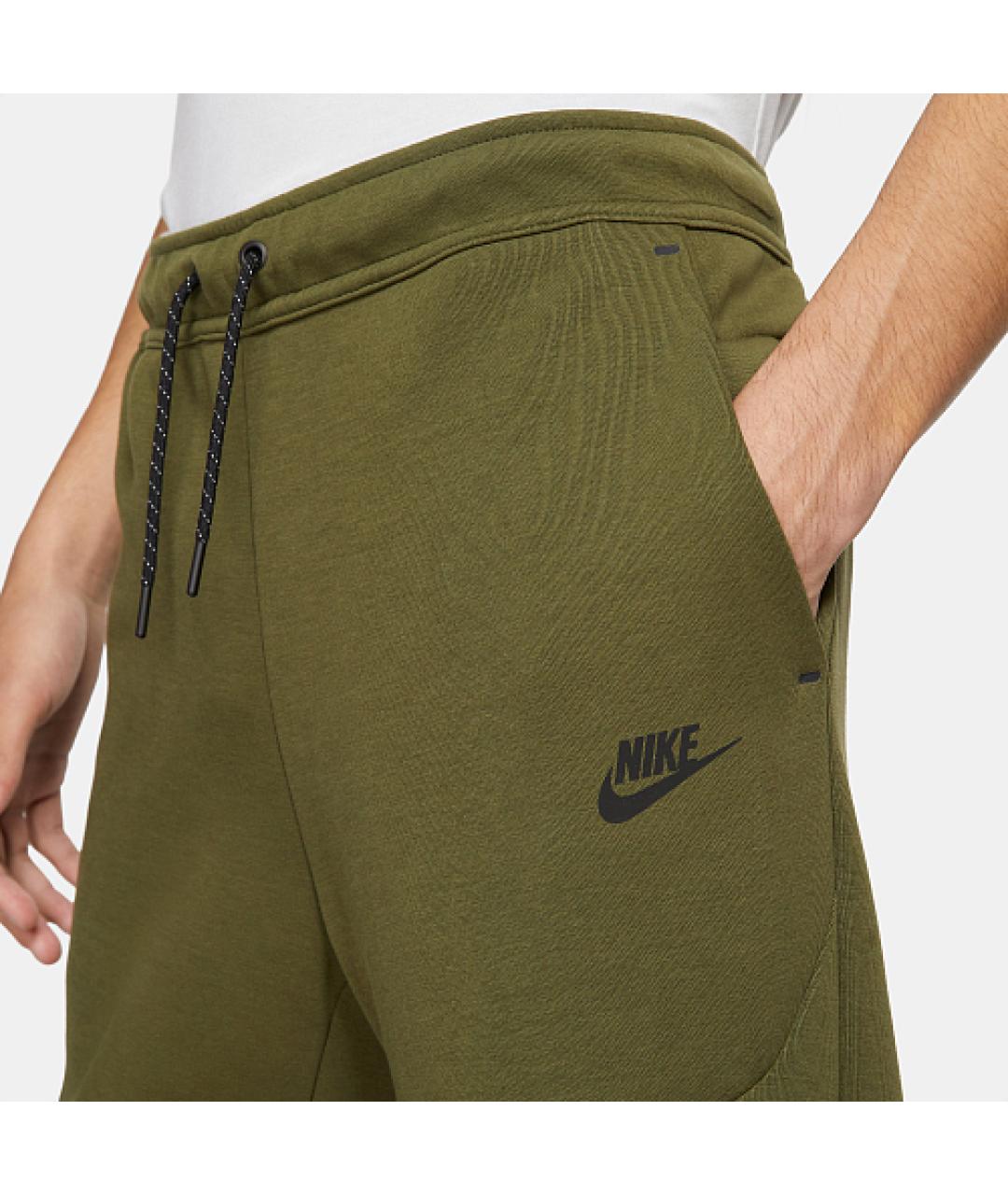 NIKE Хаки хлопковые повседневные брюки, фото 4